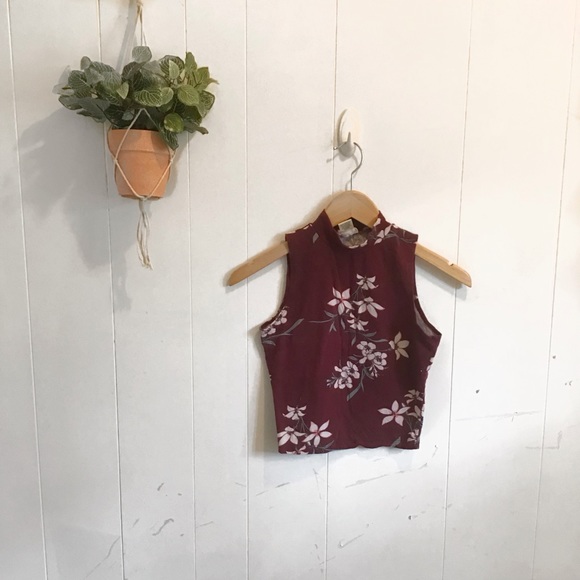 Wet Seal Tops - WetSeal Mock Neck Crop Top!